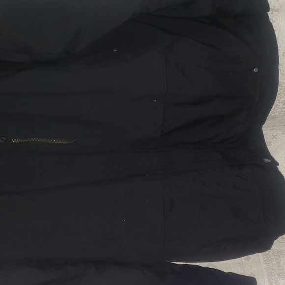 Columbia black field gear lined outdoor coat size large - Picture 3 of 9